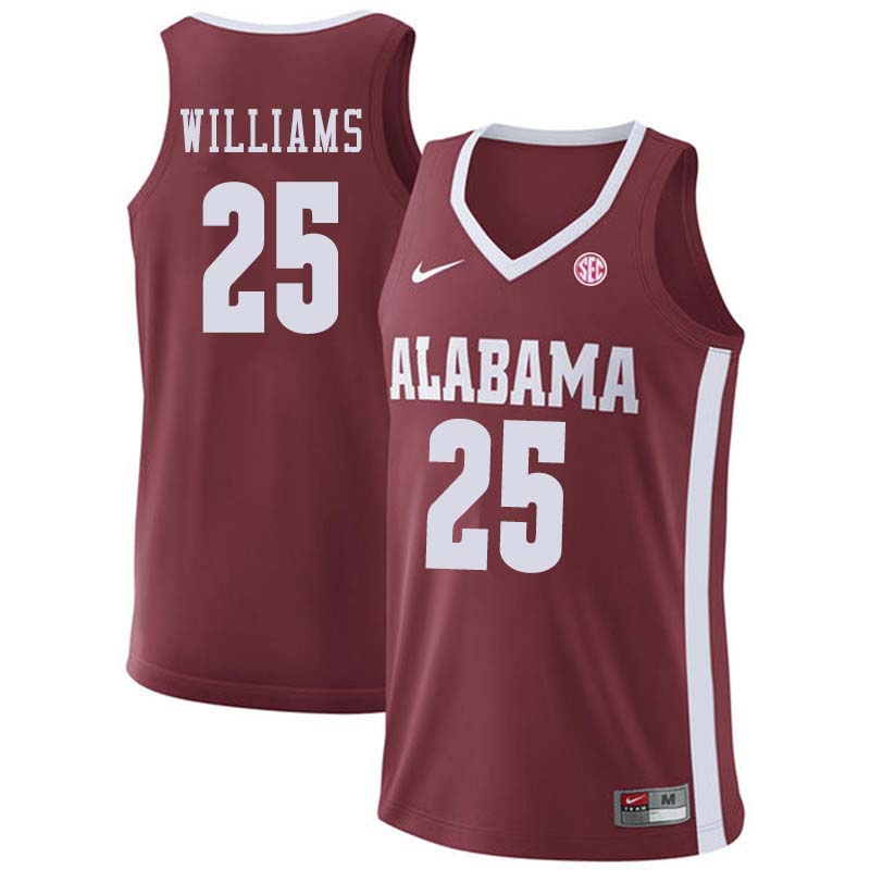 Men #17 Donta Hall Alabama Crimson Tide College Basketball Jerseys Sale-Crimson